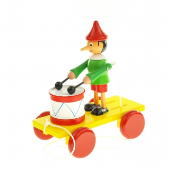 Tahací Pinocchio s bubnem