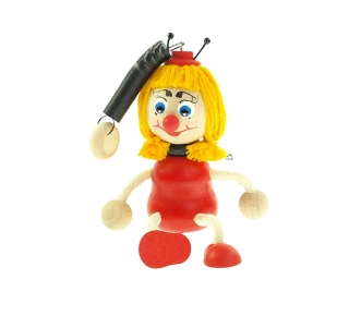 Beruška na pružině