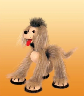 Loutka pes - světlý